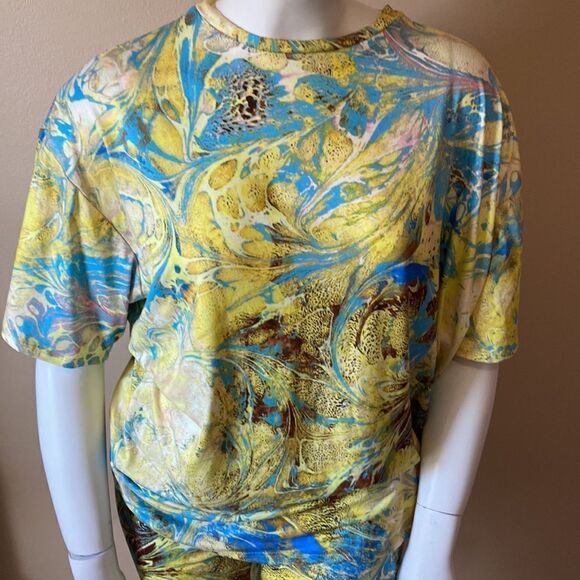 NWT Fashion Nova In a Daze Biker Short Set - Yellow - Size 1X - Picture 6 of 16